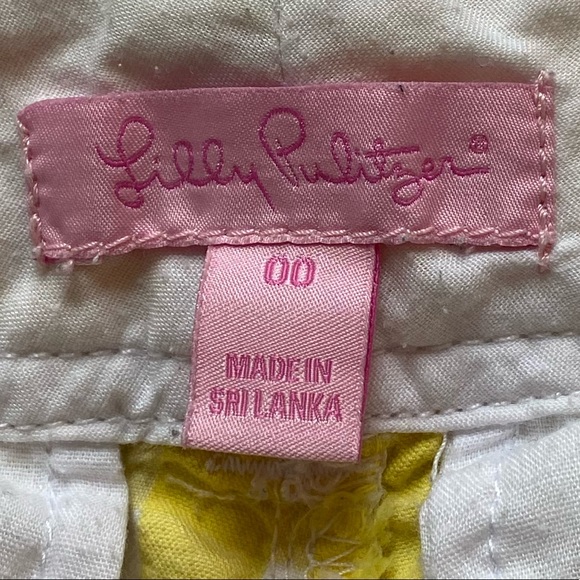 Lilly Pulitzer Yellow Plaid Short - Picture 3 of 4